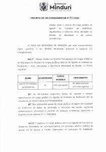 Projeto de Lei Complementar 02-2026