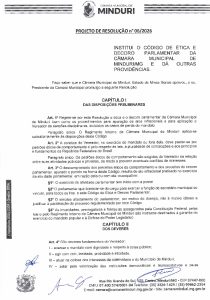 Projeto de Resolução 06-2026