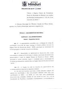 Projeto de Lei 33-2026