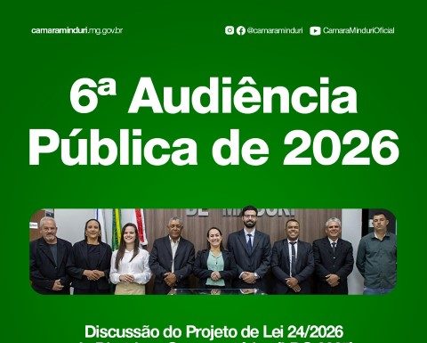 6ª Audiência Pública de 2026