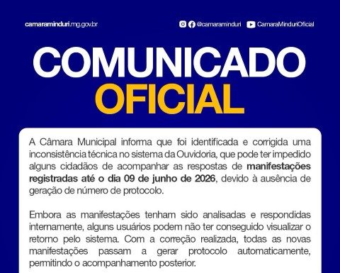 COMUNICADO OFICIAL