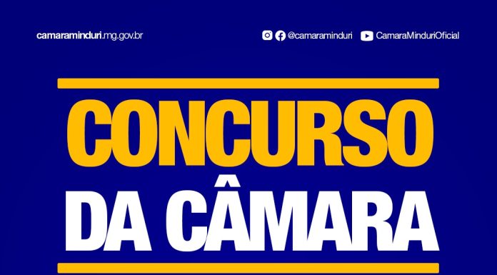 Concurso da Câmara Municipal de Minduri