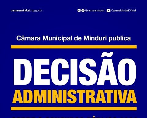 Decisão Administrativa – Sobre o Concurso Público 2026