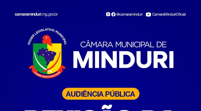 O futuro de Minduri está em nossas mãos!